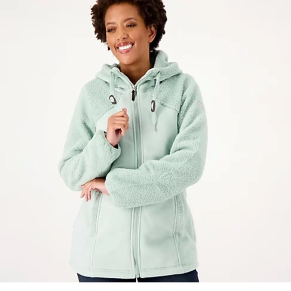 Koolaburra Jackets & Coats Nwt Koolaburra By Ugg Bonded Fleece Jacket With Cinched Waist
